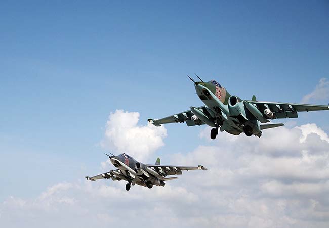 Russia Pulls All Su-25 Fighters out of Syria